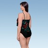 Aqua Green, Women's Triple Tier Tankini - 2 of 3