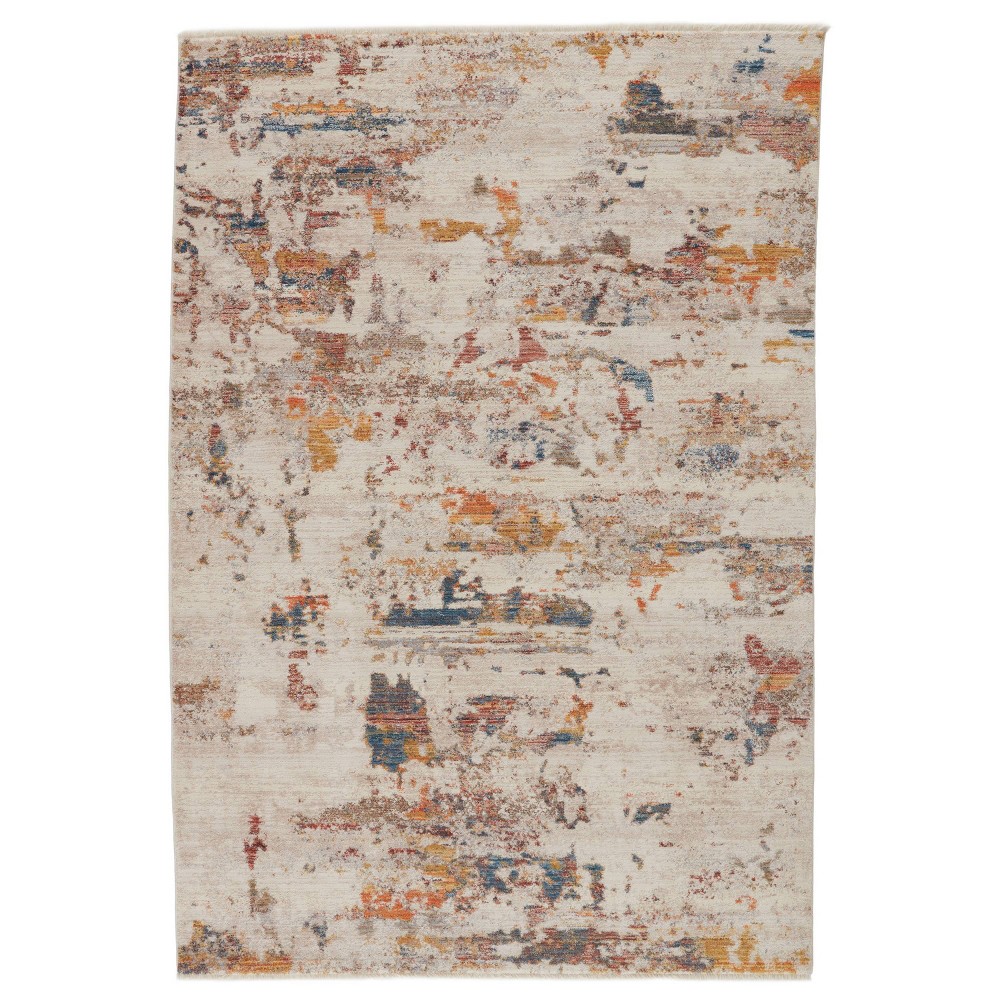  Demeter Abstract Area Rug Ivory