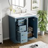 Okak 30" Multi-function Bathroom Vanity with Ceramic Sink, Freestanding Large Storage Bathroom Cabinet with Soft Closing Doors & 3 Drawers - 2 of 4