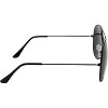 Super Dark Lens Limo Tint Pilot Sunglasses - Men and Women Privacy Sunglasses (Black) - 4 of 4