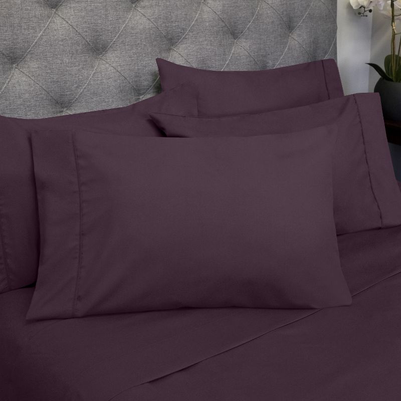 6 Piece Sheet Set, Deluxe Ultra Soft 1500 Series, Double Brushed Microfiber by Sweet Home Collection™, 2 of 5