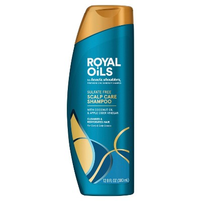 Head & Shoulders Royal Oils Sulfate-Free Scalp Care Shampoo and Anti-Dandruff for all Hair Types - 12.8 fl oz