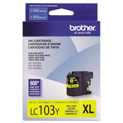 Brother LC103Y Innobella High-Yield Ink Yellow