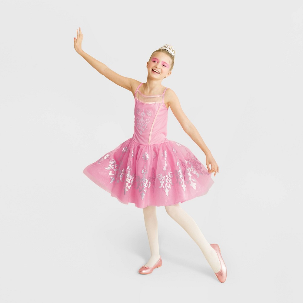 Halloween Kids' Ballet Dancer Halloween Costume Dress with Tiara Large  - Hyde & EEK! Boutique