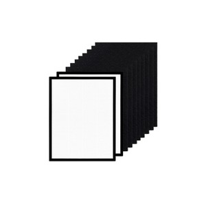 Nispira FLT5600 Filter N Replacement for GermGuardian AC5600WDLX AC5600W AC5600WFL Air Purifier FLT56CB4 (2) True HEPA + (8) Carbon Pre Filter Set. - 1 of 4