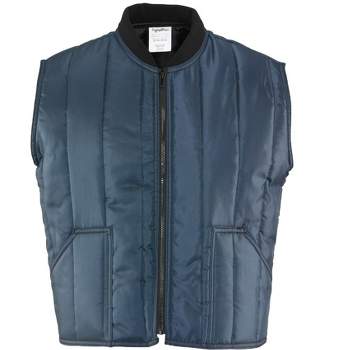 RefrigiWear Men's Econo-Tuff Warm Lightweight Fiberfill Insulated Workwear Vest
