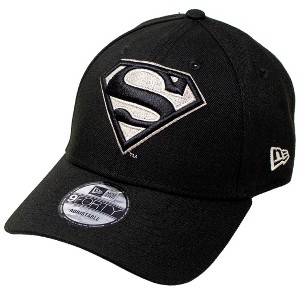 Adult Superman Silver Symbol New Era 9Forty Adjustable Hat - 1 of 4