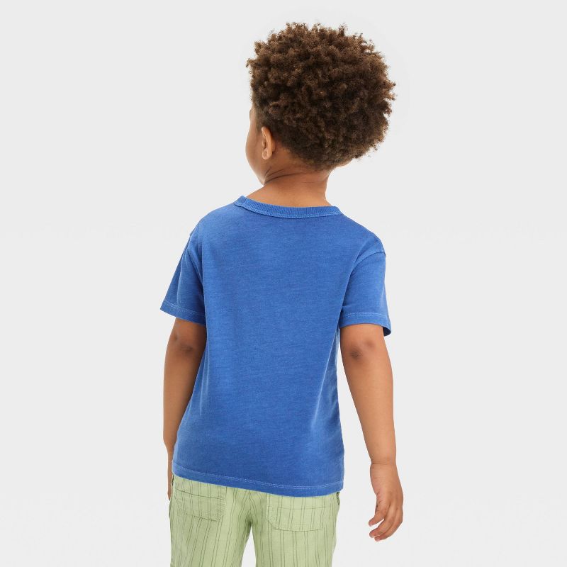 Toddler Boys' Short Sleeve Make Waves T-Shirt - Cat & Jack™ Blue, 3 of 4