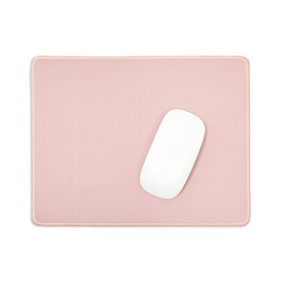 Juvale 4 Pack Computer Mouse Pad Mousepad with Stitched Edges, Rose Gold 11" x 8.7"