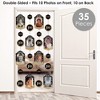 Big Dot of Happiness Adult 100th Birthday - Gold - Birthday Party Vertical Photo Garland 35 Pieces - 2 of 4