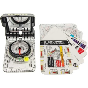Brunton TruArc 15 Compass and Quick Reference Cards Navigator Bundle - 1 of 1
