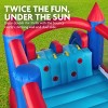 Sunny & Fun Inflatable Bounce House, Dual Slide Bouncy Castle - 3 of 4