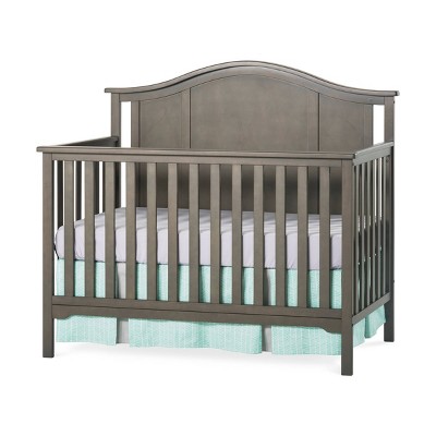 Child Craft Cottage Arch Top Convertible Crib - Dapper Gray