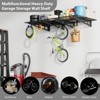 12-inch-by-72-inch Wall Shelf Garage Storage Rack Wall Mounted Floating Shelves,1x6ft ,Black, 2-Pack - 3 of 4