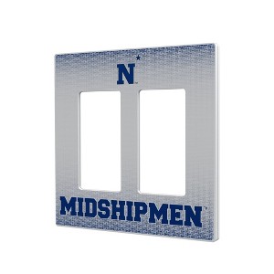NCAA AAC Universities Linen Hidden-Screw Light Switch Plate for Double Rocker - 1 of 4