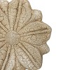 Flower Trinket Tray White Paper Mache by Foreside Home & Garden - 3 of 4
