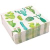 Sparkle and Bash 100 Pack Succulent Cactus Paper Napkins for Fiesta Birthday Party (6.5 In) - 3 of 4
