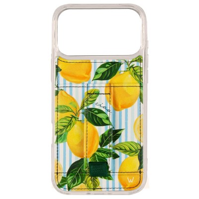 Walli Cases Limoncello Summer by Jessie James Decker Phone Case with Wallet and Finger Strap