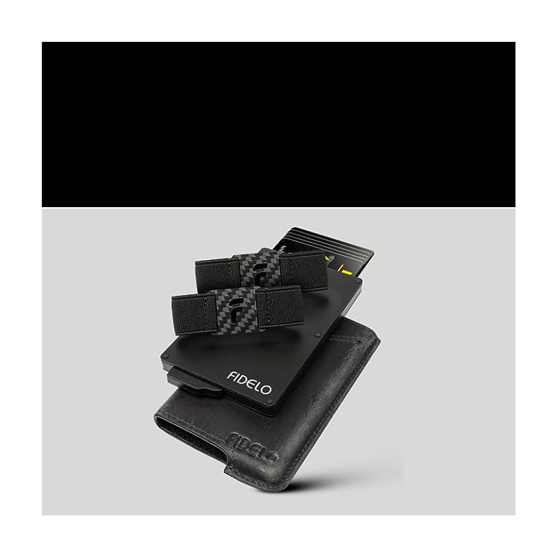 Fidelo Nylon RFID Blocking Wallet Credit Card Holder - Black, 2 of 4
