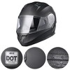 AHR RUN-M3 Modular Flip Up Helmet Full Face Dual Visor DOT Motorcycle Bike XXL - 2 of 4