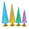 Cody Foster 16.0 Inch Jewel Tone Iridescent Trees Easter Village Decorate Decor Mantle Tree Sculptures - 3 of 3