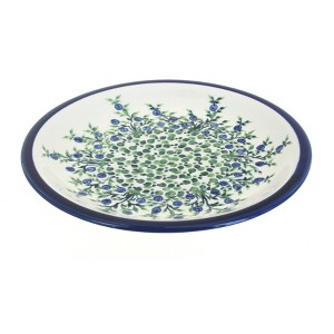 Blue Rose Polish Pottery 1001 Zaklady Small Dinner Plate - 1 of 1