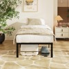 Karl Home 14 inch Height Twin Size Bed Frames Heavy Duty, Metal Platform Bed No Box Spring Needed - 3 of 4