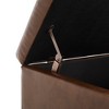 CAVINAS Mid-Century Modern Square Storage Ottoman,Convertible Footstool with Hidden Storage,Entryway Bench for LivingRoom,Bedroom - 4 of 4