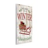 Stupell Industries Rustic Winter Wonderland Sleigh, 13" x 19" - 3 of 4