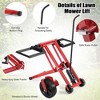 Costway Lawn Mower Lift Jack for Tractors & Zero Turn Riding Lawn Mowers 500lb Capacity - 4 of 4