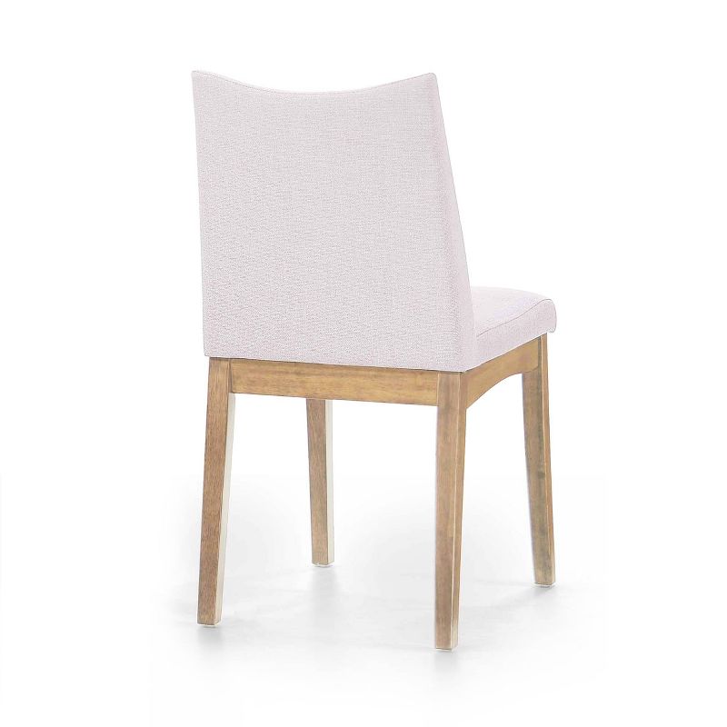 Set of 2 Dimitri Fabric Dining Chairs Light Beige/Oak - Christopher Knight Home, 5 of 7