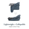 Inglesina Fast Table Chair, Slate Blue Melange - High Chair for Babies & Toddlers 6-36 Months, Fits Tables 0.8'' - 3.35'' Thick - Includes Travel Bag - 2 of 4