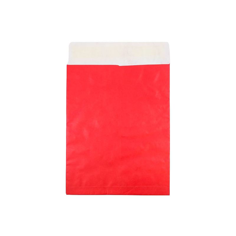 JAM Paper 11.5 x 14.5 Tyvek Tear-Proof Open End Catalog Envelopes Red 10/Pack V021388B, 2 of 3