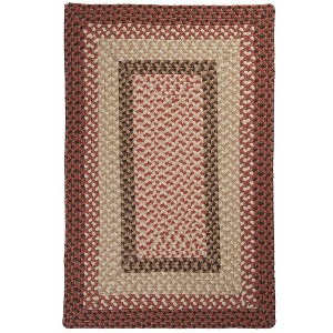 Colonial Mills Tiburon Braided Rug, Rusted Rose 5' square, Square Shape - 1 of 2
