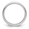 Black Bow Jewelry 4mm to 6mm Platinum Milgrain Edge Domed Comfort Fit Band - 2 of 4