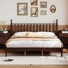 KWPZQEB Wood Platform Bed Frame with Headboard, Wood Slat Support, No Box Spring Needed, Easy Assembly - 2 of 4