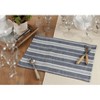 Saro Lifestyle Striped Placemat (Set of 4) - 4 of 4