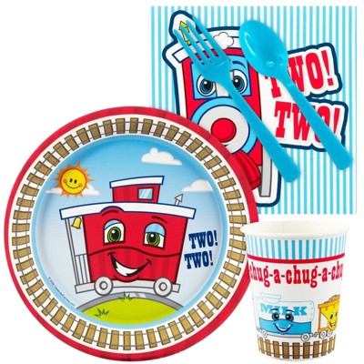 16ct Two-Two Train 2nd Birthday Snack Pack