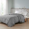 Gracie Mills Lucile Textured Oversized Down Alternative Blanket with Satin Trim - 2 of 4