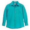 Gioberti Boy's Long Sleeve Dress Shirt with Zippered Tie, Bow Tie, and Handkerchief Set - 4 of 4