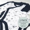 Honest Baby 2-Piece Long Sleeve Organic Cotton Bodysuit & Side Snap Bodysuit - 2 of 4