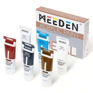 MEEDEN Cerulean Blue Acrylic Paint with Pump Lid, 1/2 Gallon (2L /67.6 oz.) Heavy-Body Non-Toxic Rich Pigment Color - 1 of 1