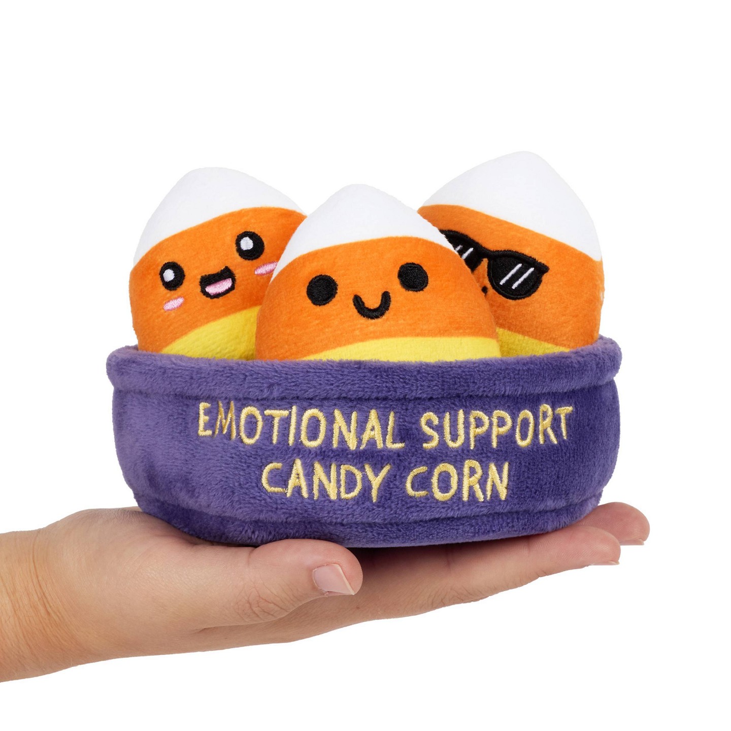Детские мягкие игрушки What Do You Meme? Emotional Support Minis Candy Corn — фото 3