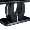 GlasFlength Coffee Tables, Chic and Versatile, Modern and Classic Designs for Every Home, Suitable for Living Room, Black,43.3”*22.4”*18" - 4 of 4