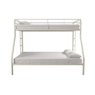 black metal bunk bed twin over full