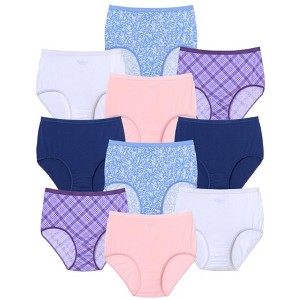 Comfort Choice Plus Size Full Coverage Cotton Brief 10-Pack - 1 of 4
