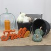 Cornucopia Brands Round Wood Baskets; Wooden Fruit Buckets w/ Handle for Farmers Market, Easter, Hostess Gift - 2 of 4