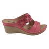 GC Shoes Rita Flower Comfort Slide Wedge Sandals - 2 of 4