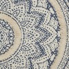 Design Imports Medallion Textured Fringe - French Blue - 2 Ft 3 In X 6 Ft - 4 of 4