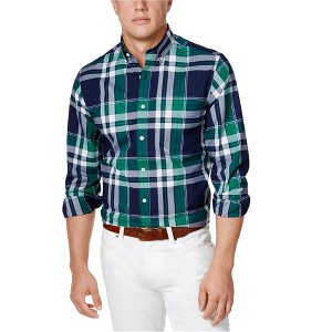 Club Room Mens Stretch Plaid Button Up Shirt - 1 of 1